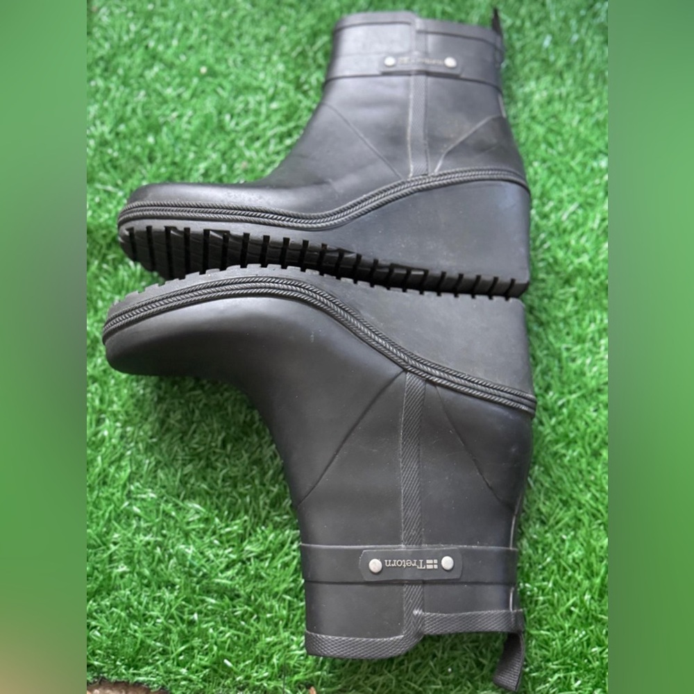 Tretorn Classic Black Ankle RainBoots‎ Size 38